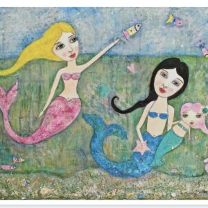 Mermaids Pack of 5 Greeting Cards - Image 5